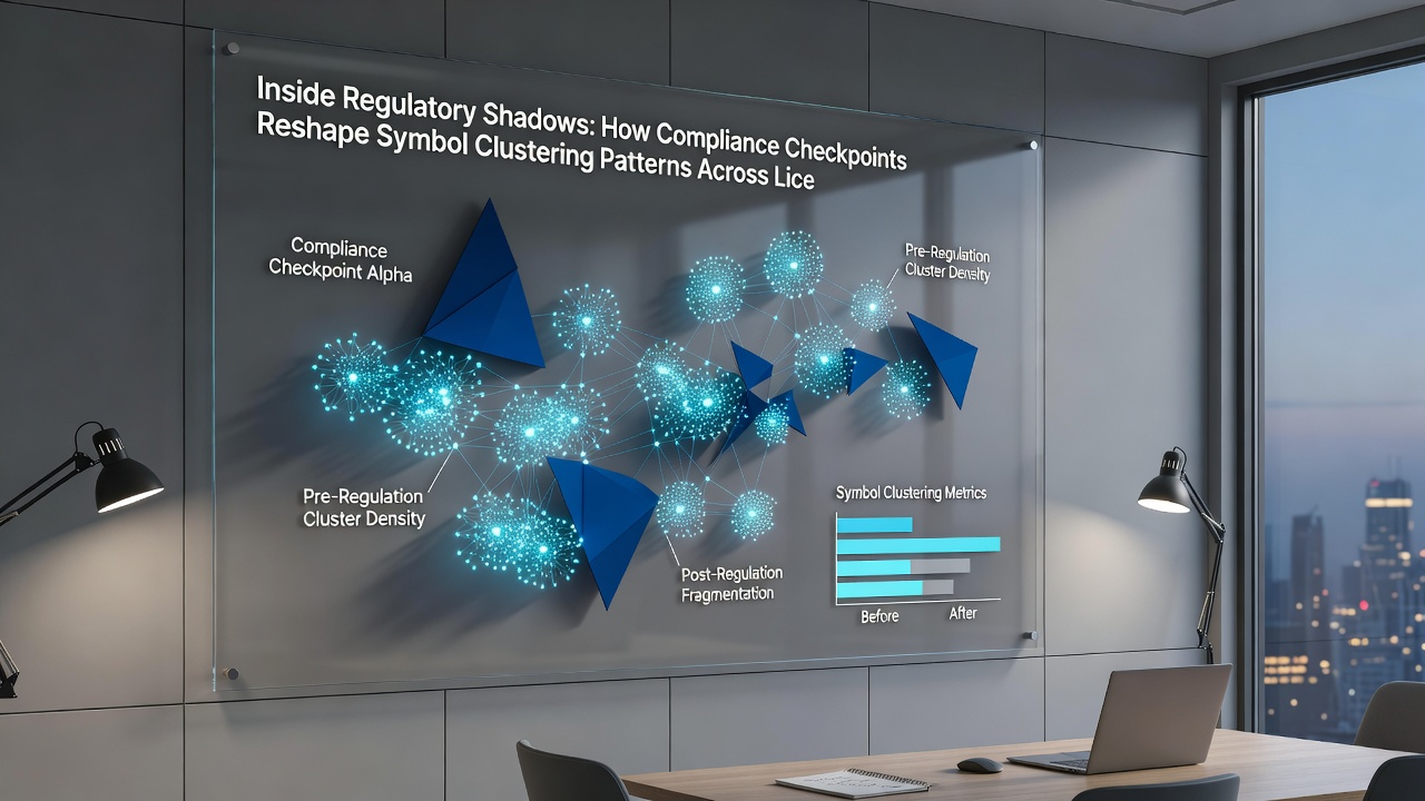 Detailed view of symbol clustering patterns modified by regulatory checkpoints