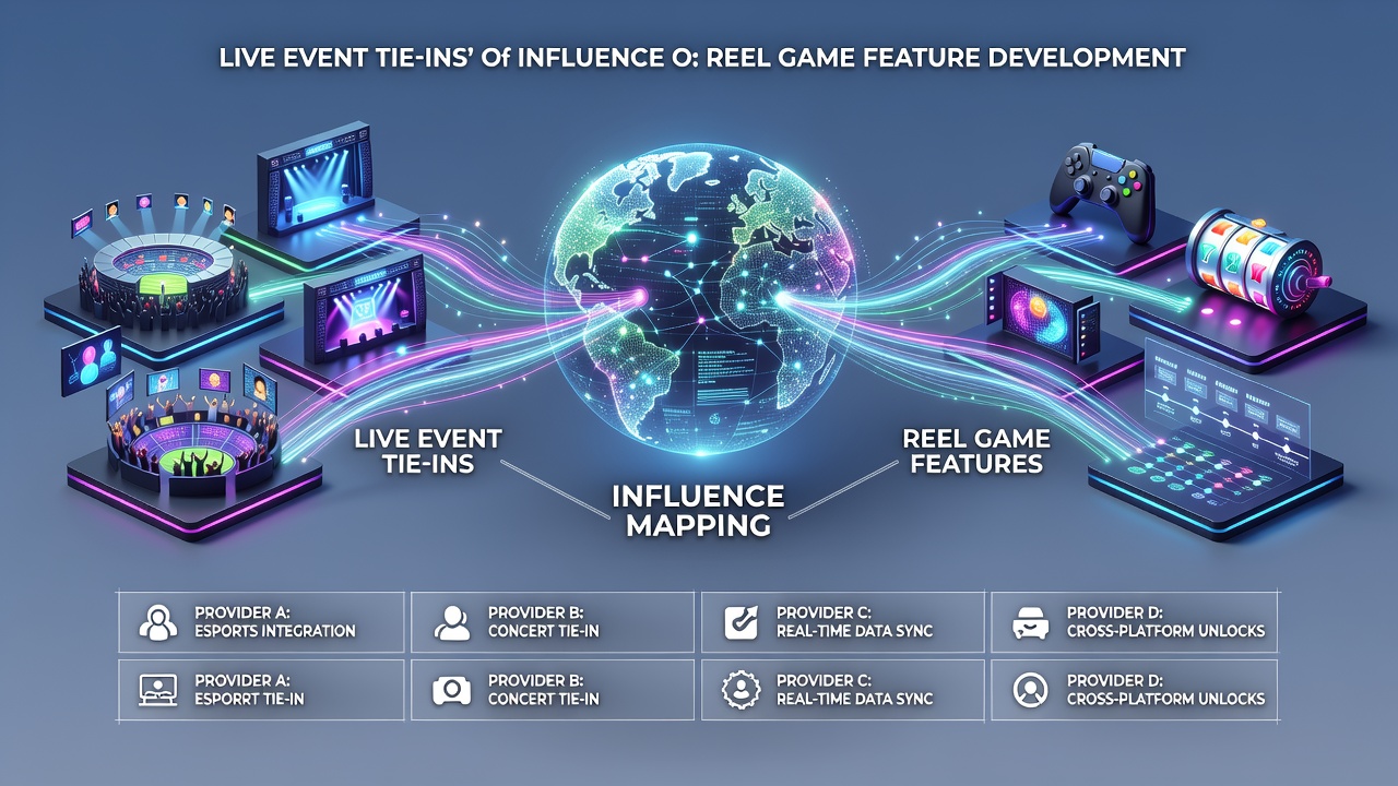 Visual representation of live event data streams connecting to digital reel interfaces across multiple provider platforms