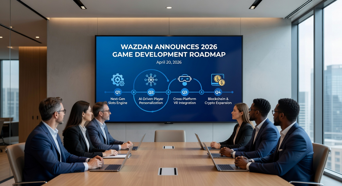 Dynamic illustration of Wazdan slot reels spinning with themes from Ox Coin, 9Balls, and Amazonia, evoking excitement for the 2026 lineup